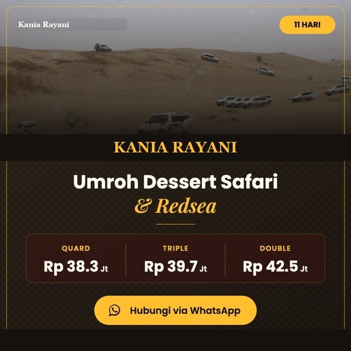 Umroh Dessert Safari Redsea