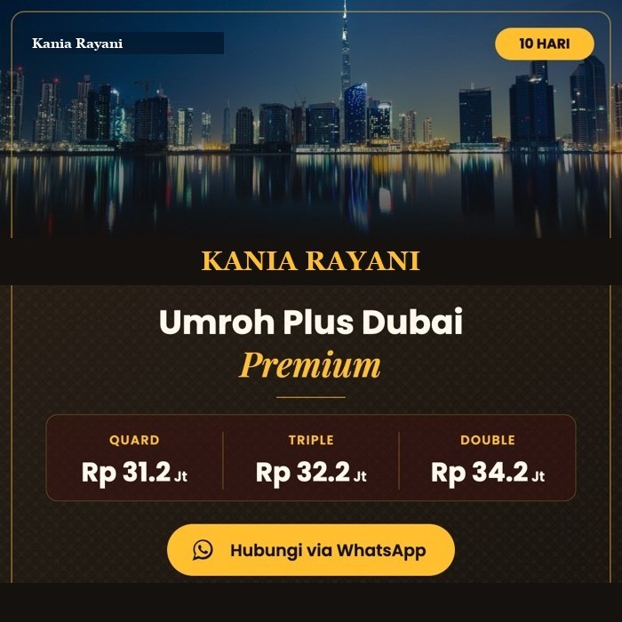 Umroh Plus Dubai Premium